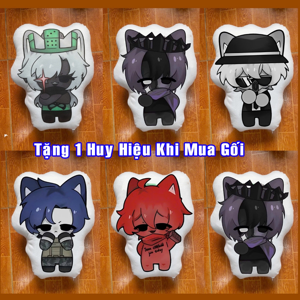Gối ôm forsaken chance Dusekkar Taph Two Time Shedletsky Elliot Veeronica Slasher Guest 666 Builderm