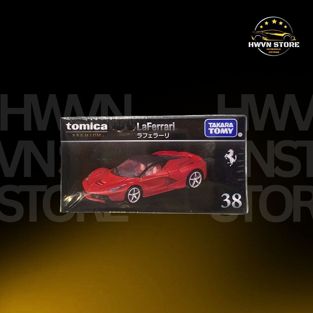Xe mô hình Tomica Premium Laferrari màu đỏ no.38