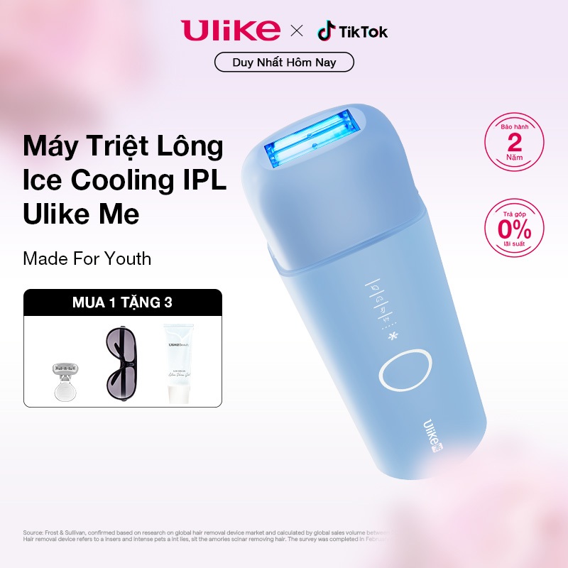Máy triệt lông Ulike ME công nghệ làm mát Ice Cooling IPL Sapphire Xanh thiên thanh | BigBuy360 - bigbuy360.vn