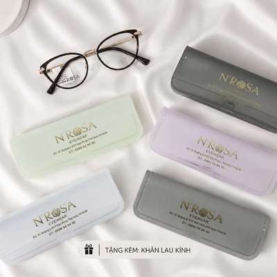 Hộp Đựng Kính N’ROSA Nhựa Trong – Tối Giản, Tiện Lợi & Phong Cách