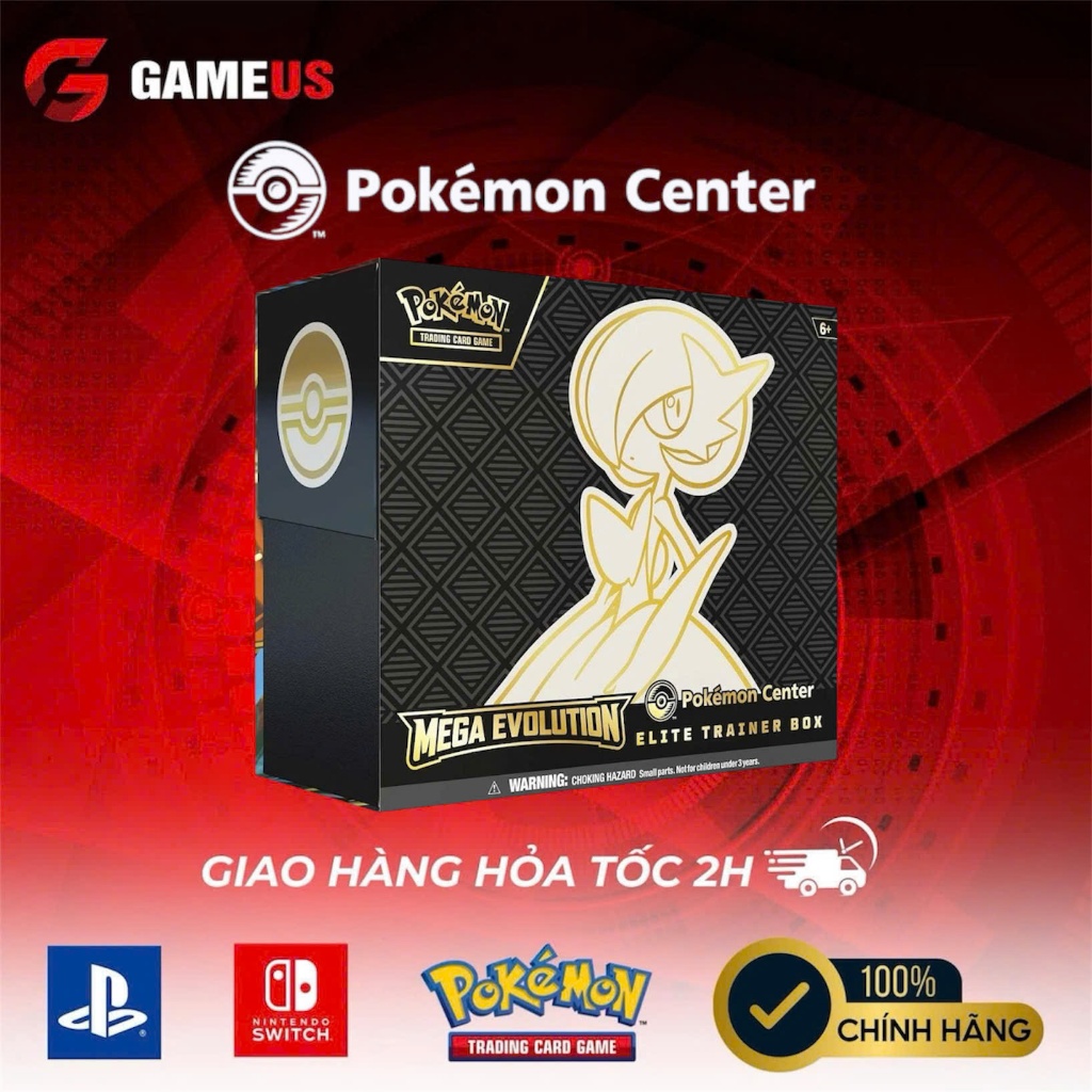 [Chính Hãng] Pokemon TCG: Mega Evolution Pokémon Center Elite Trainer Box (Mega Gardevoir)