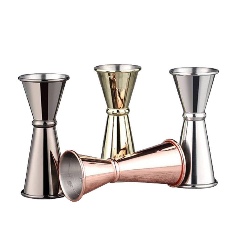 Jigger 2 Đầu Kiểu Nhật 30/45ml, Ly Đong Định Lượng Inox, Dụng Cụ Pha Chế Bartender