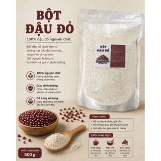 BỘT ĐẬU ĐỎ DƯỠNG TRẮNG DA NGUYÊN CHẤT THIÊN NHIÊN_by Chuu natural garden