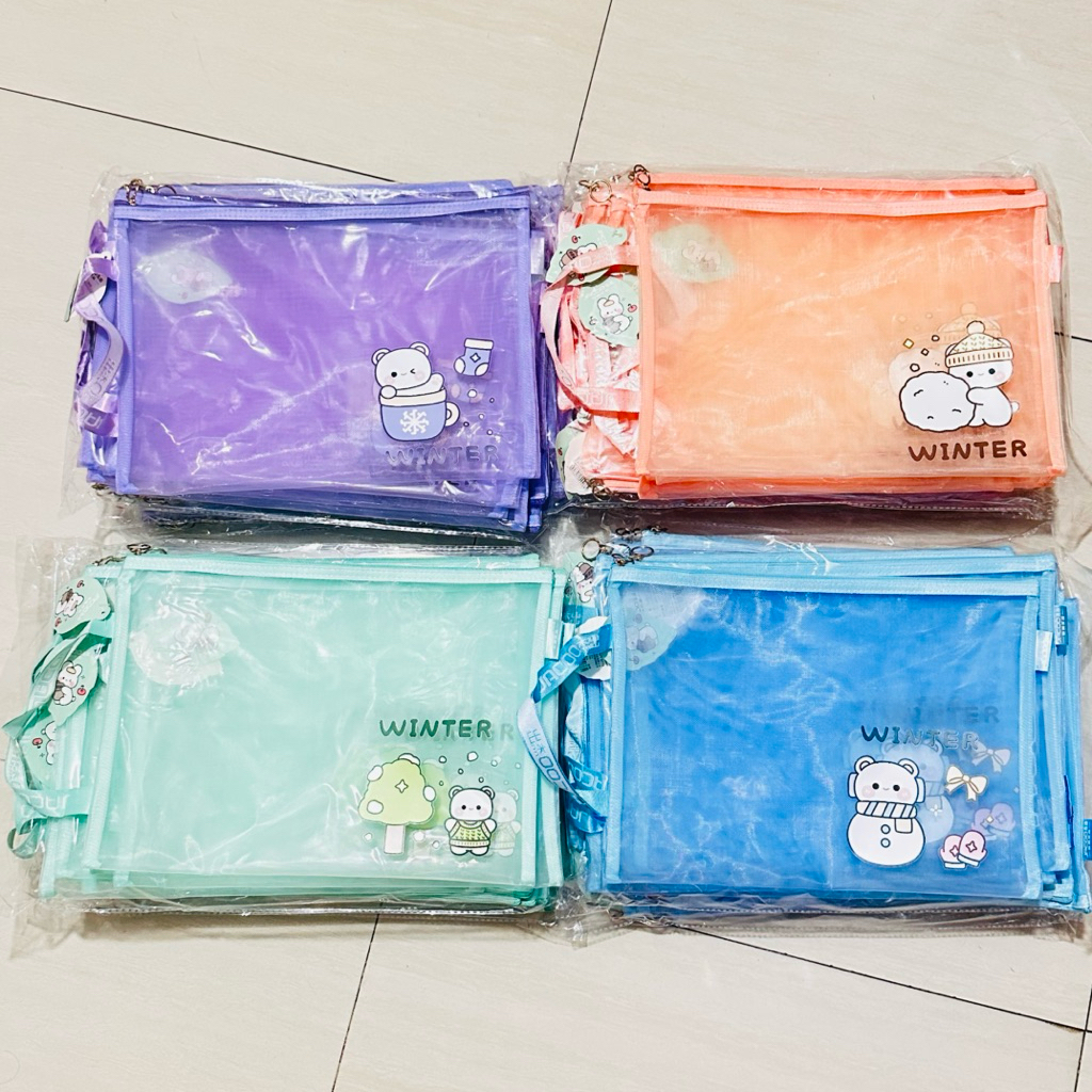 Túi Lưới A4 Hình Cute nhiều hình đẹp(01 chiếc)