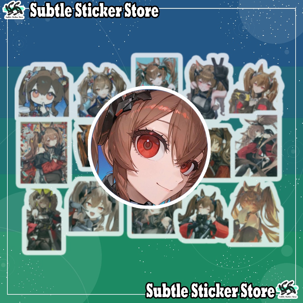[Arknights:Endfield] - Set 10/15 Sticker Gilberta - Liên Lạc Viên Bay Bổng hình dán trang trí chống 