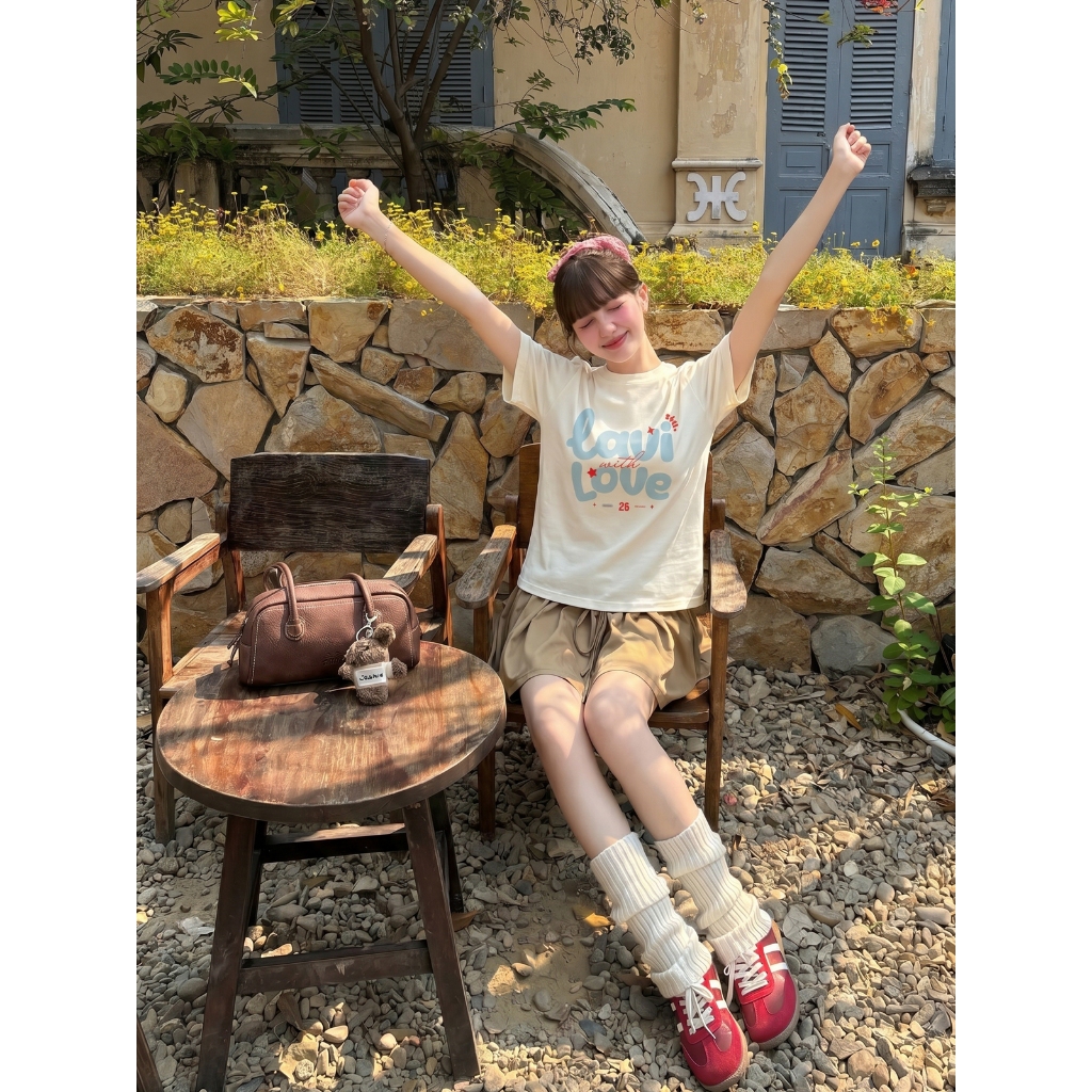 Áo Babytee Form Xinh Hách Dáng Dễ Thương Lavi Studio/ IRIS | BigBuy360 - bigbuy360.vn