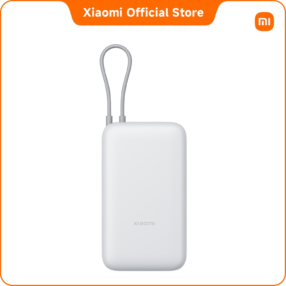 Pin sạc dự phòng Xiaomi Power Bank 20000mAh (Integrated Cable) | BigBuy360 - bigbuy360.vn