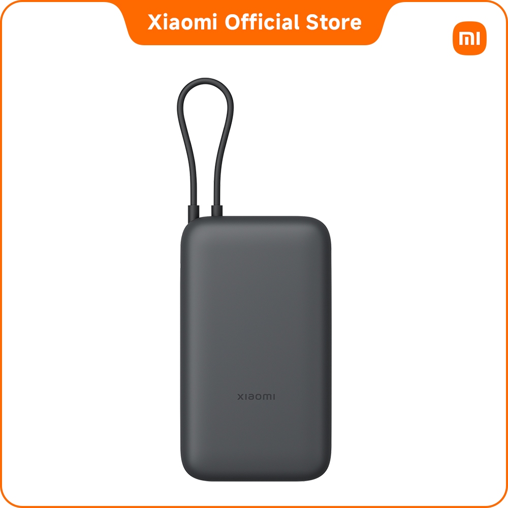 Pin sạc dự phòng Xiaomi Power Bank 20000mAh (Integrated Cable) | BigBuy360 - bigbuy360.vn