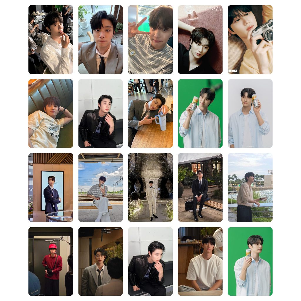 Lomo card KJW-A60 ảnh bo góc 1 mặt Kim Jae Won - IG