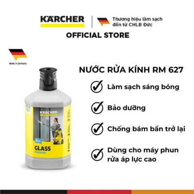 [Sản xuất Đức] Nước rửa kính Karcher RM 627 - Dùng cho kính ngoài trời - Dung tích 1L
