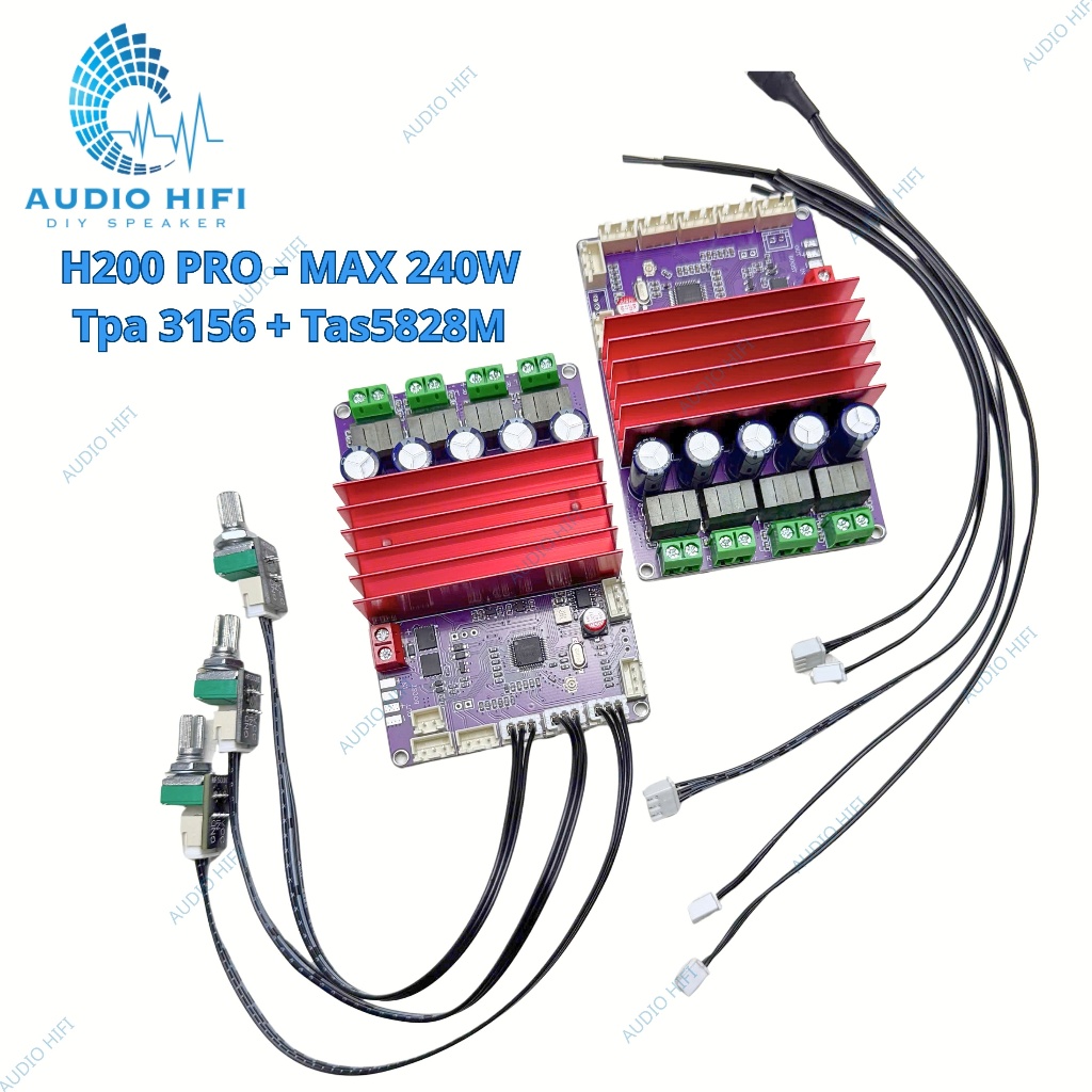 Mạch DSP H200 Pro - 240W - Nhiều chế độ chơi 2.0, 2.1, 1.1 PRO Siêu chất lượng