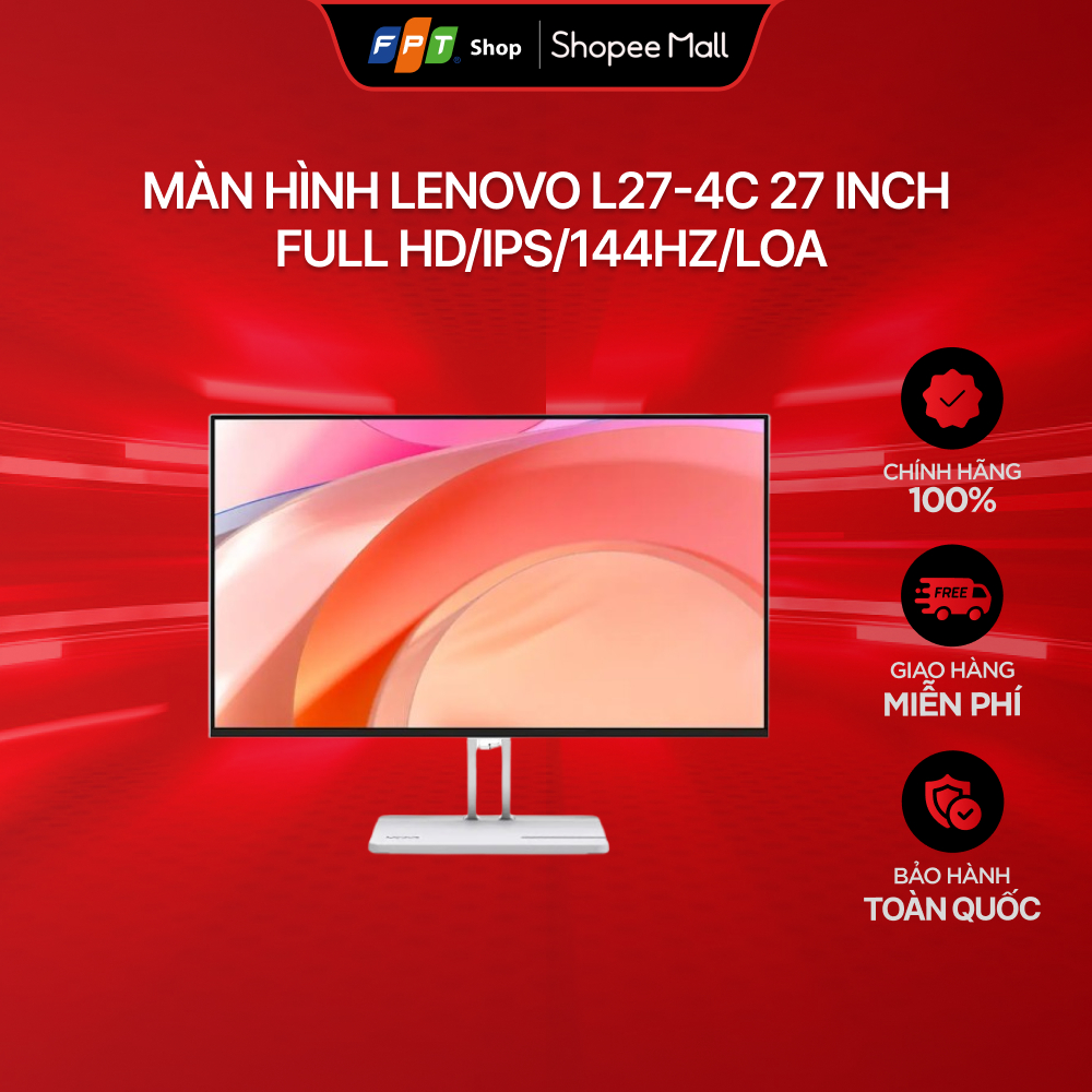 Màn hình Lenovo L27-4C 27 inch Full HD/IPS/144Hz/Loa