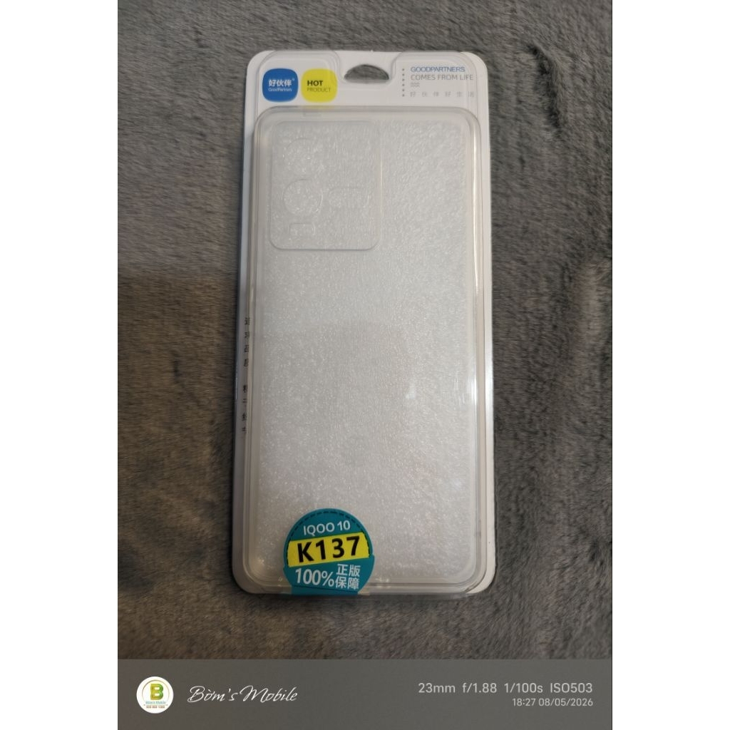 Ốp Vivo IQOO 10/ IQOO 10 Pro Silicon Trong Suốt - Chống Va Đập, Ôm Khít Máy 100%