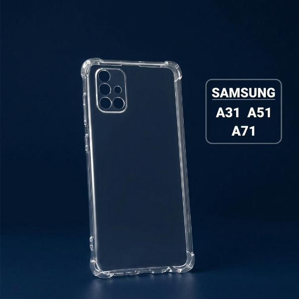 Ốp lưng Samsung A51, A71, A31 4G trơn trong suốt | Ốp điện thoại SS galaxy dẻo bảo vệ camera đt sámu