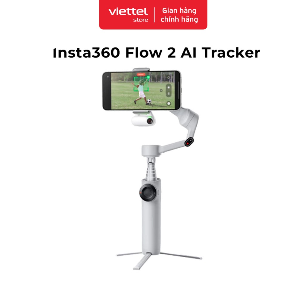 Gimbal Chống Rung Điện Thoại Insta360 Flow 2 AI Tracker | Chống Rung 3 Trục | Tự Động Nhận Diện | BigBuy360 - bigbuy360.vn