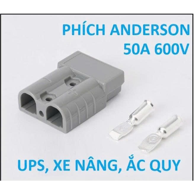 Jack Anderson (50a-600v)nối nhanh xe điện, xe nâng, ups, xạc bình