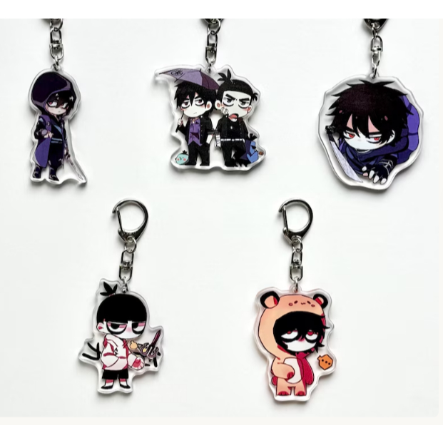 Scissor Seven Acrylic Keychain, Double-sided Acrylic Keychain, Seven, Wu Liuqi, Dai Bo, Xiao Fei, Th