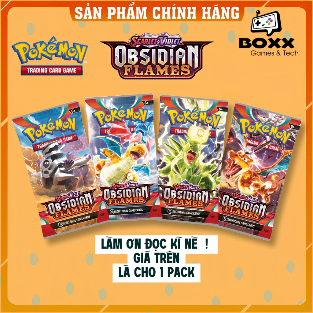 Pokemon TCG: Scarlet & Violet Obsidian Flames Booster Pack