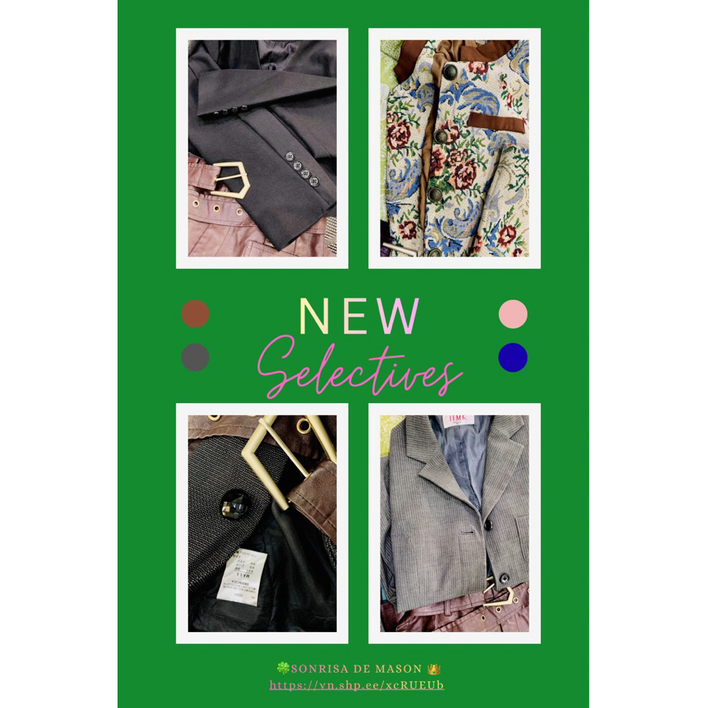 💐👑♻️[✨Selective Items] 👑 0️⃣1️⃣ Japanese 🇯🇵Vest Outfits [🎀SONRISA’s MAY 2️⃣0️⃣2️⃣6️⃣🎇🐎🎆] (Uploading 