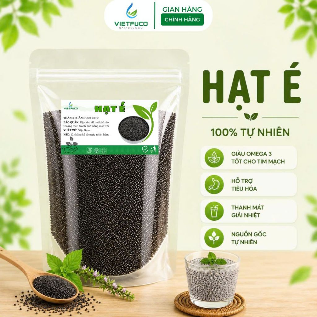 500g Hạt é Sạch loại ngon