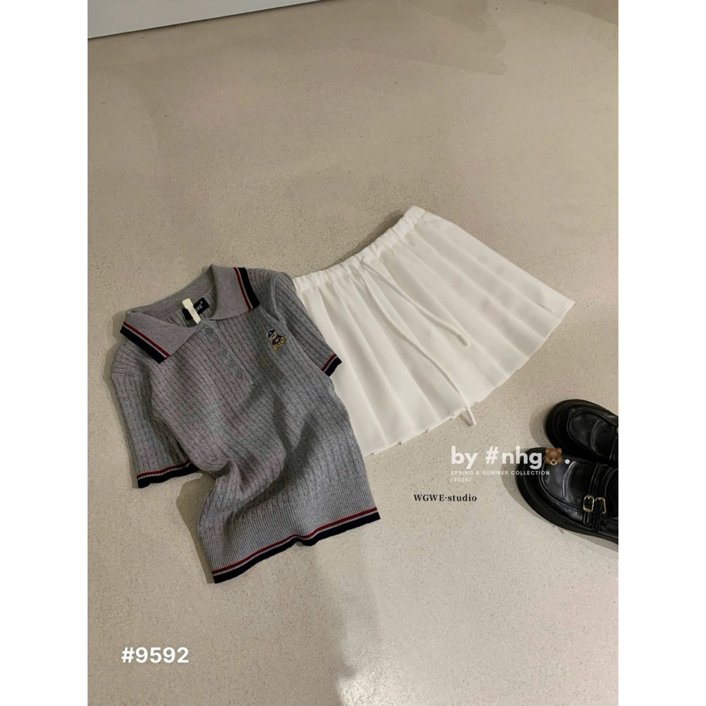 Chân váy ly cạp chun basic cho ce mix đồ xinh. #9592 WGWE SM