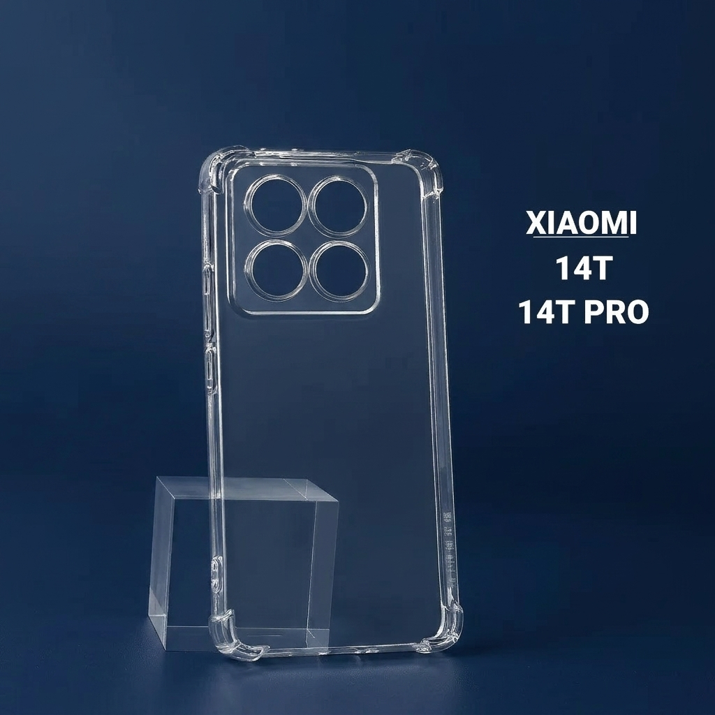 Ốp lưng Xiaomi 14T, 14T Pro 5G  trơn trong suốt | Ốp điện thoại Xiaomi dẻo bảo vệ camera đt toàn diệ