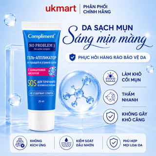 Gel Chấm Mụn Compliment SOS Kiềm Dầu, Gom Còi Mụn, Giảm Sưng & Làm Dịu Da 25ml