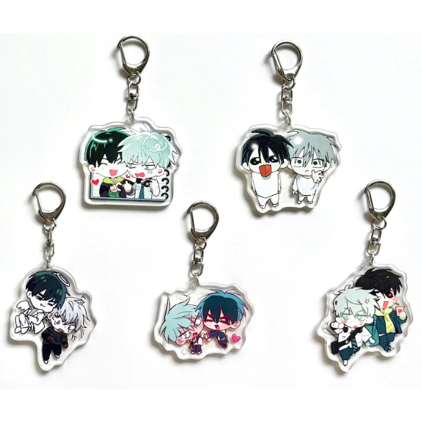 Alien Stage Acrylic Keychain, Alien Stage Double Side Acrylic Keychain, Till, Mizi, Ivan, Luka, Sua,