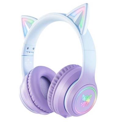 TAI NGHE KHÔNG DÂY ONIKUMA B90 RGB CÓ TAI MÈO (BLUETOOTH 5.0 WIRELESS)