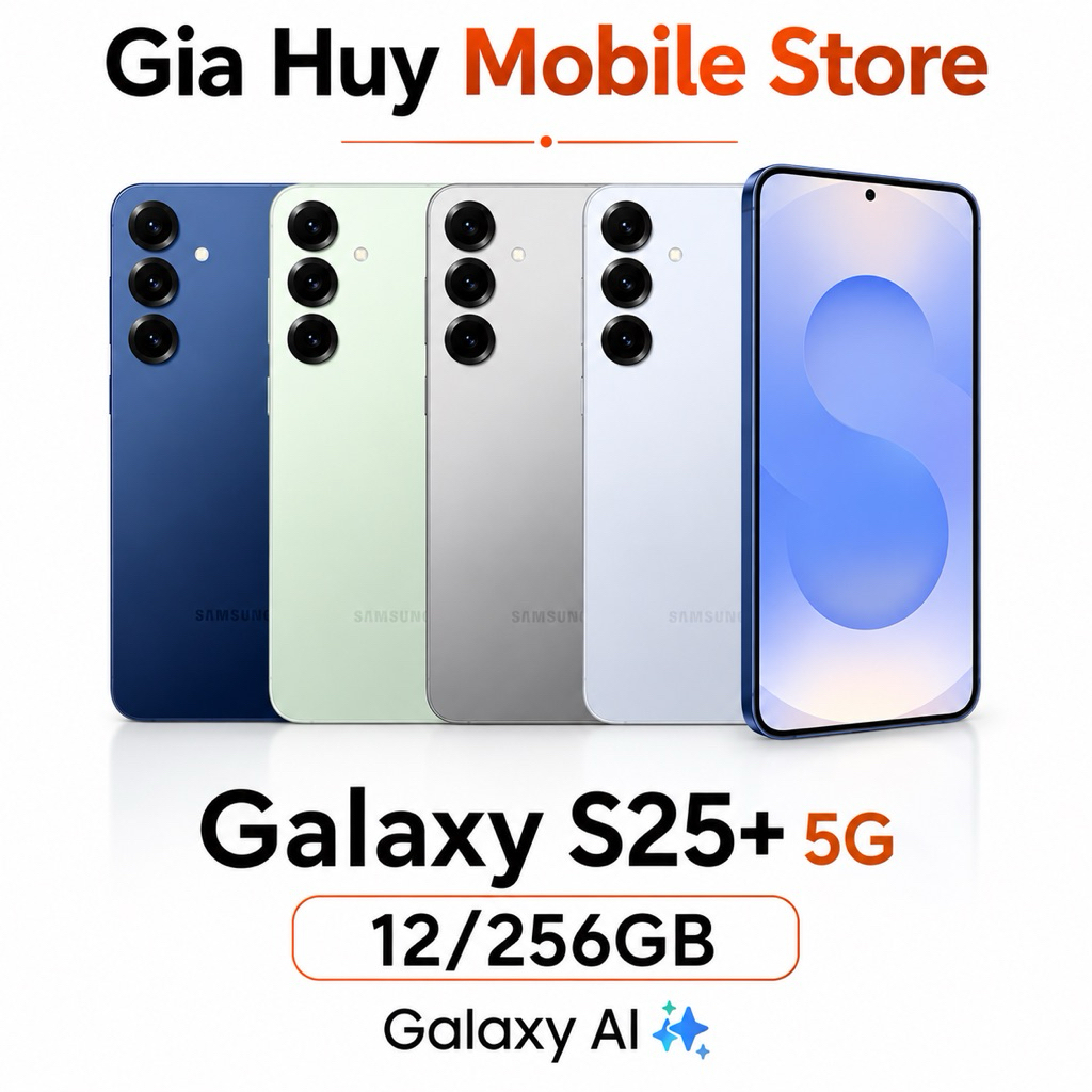 Điện thoại Samsung Galaxy S25+ 5G 12/256GB  S25 Plus 5G 12/256GB - Hàng chính hãng