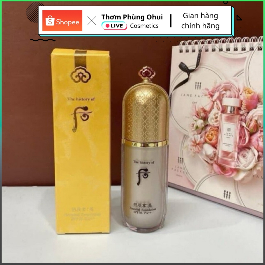 KEM NỀN WHOO Whoo Mi Essential Skin Foundation 40ml Whoo Tròn Vàng