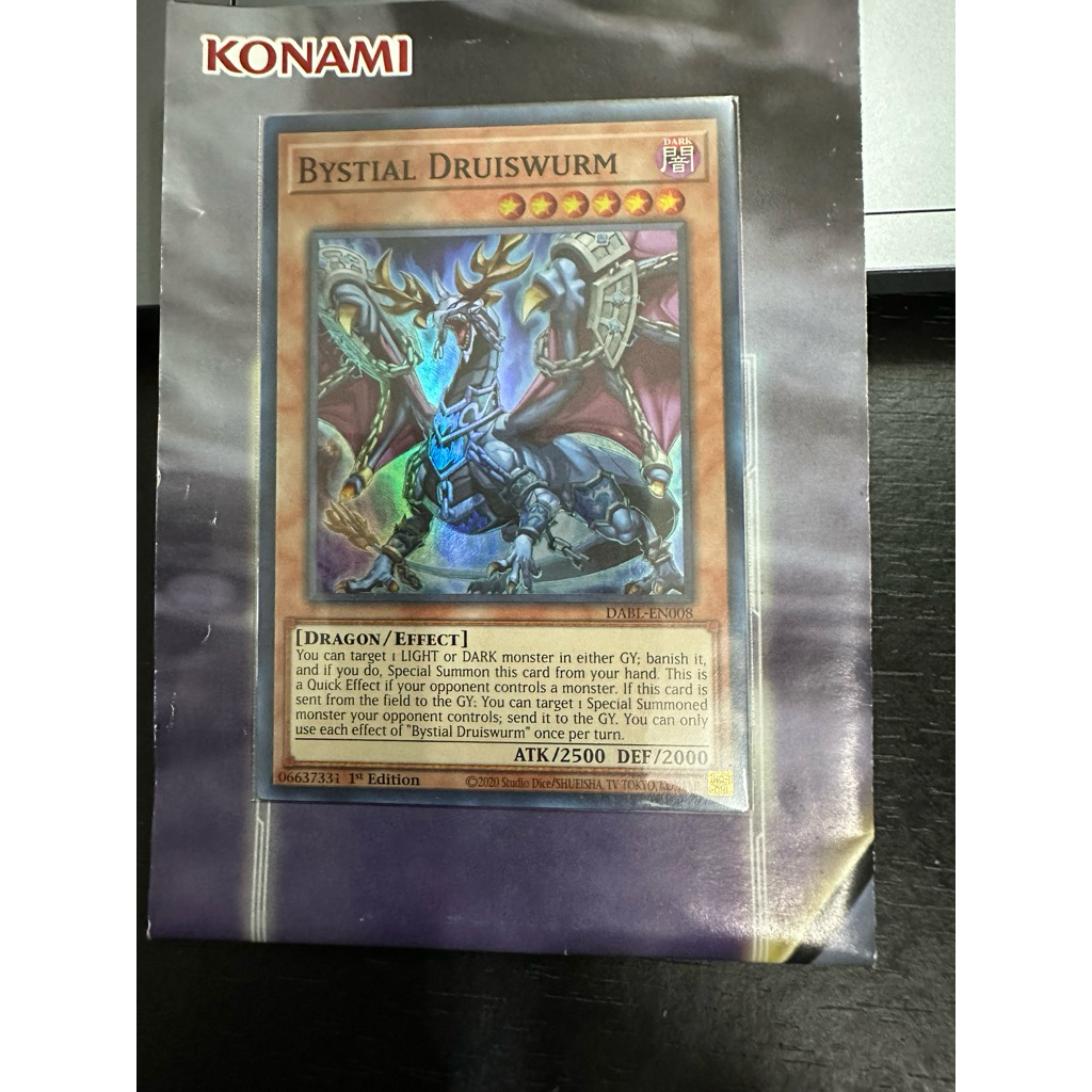 Thẻ bài Yugioh Bystial Druiswurm (Real Card)