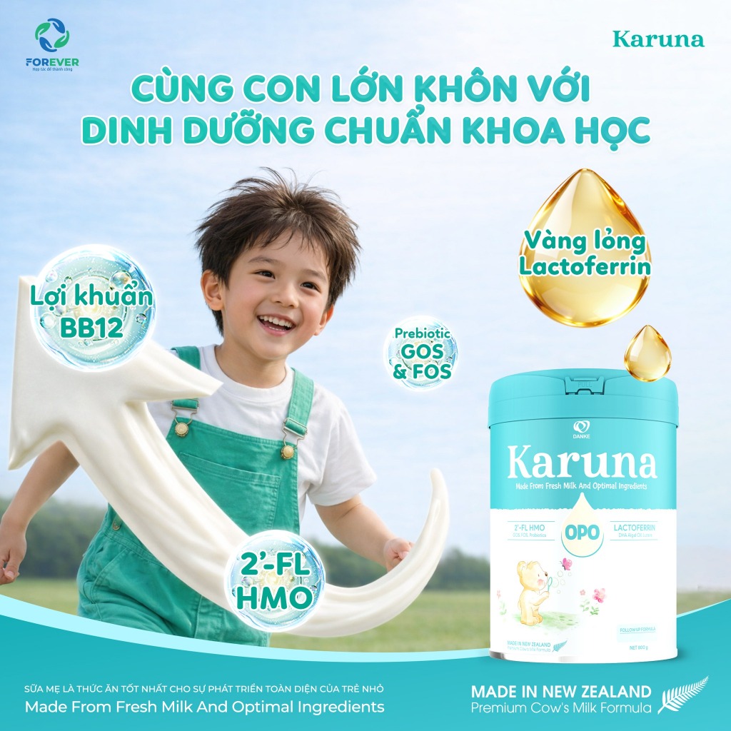 Sữa KARUNA - Sữa Giúp con tiêu hóa khỏe, tăng sức đề kháng