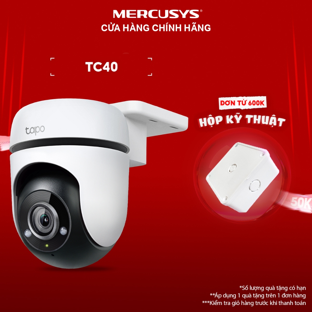 [Hỏa Tốc] Camera WiFi TP-Link Tapo TC40 / C510W / C520WS An Ninh Quay/Quét 360 Độ, Chống Nước