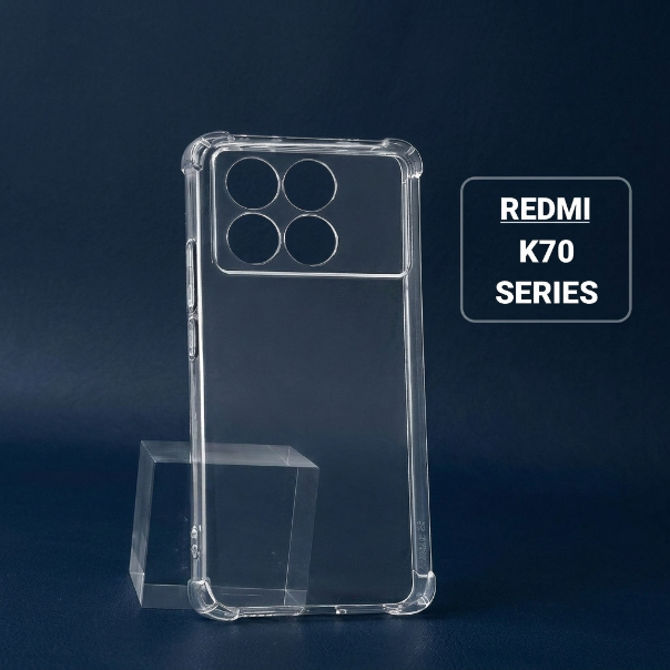 Ốp lưng Redmi K70, K70e, K70 Pro, K70 Ultra trơn trong suốt | Ốp lưng điện thoại Xiaomi dẻo bào vệ c