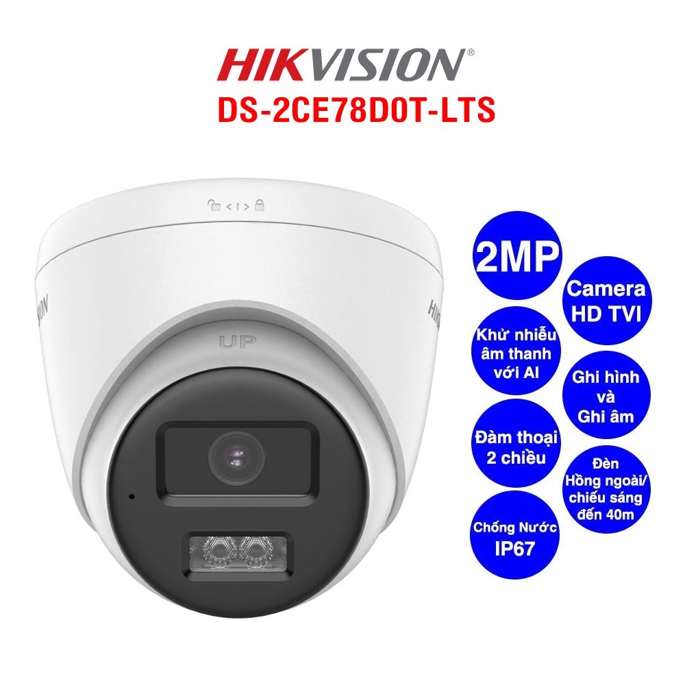 Camera DS-2CE78D0T-LTS HIKVISION Đàm Thọai 2 Chiều