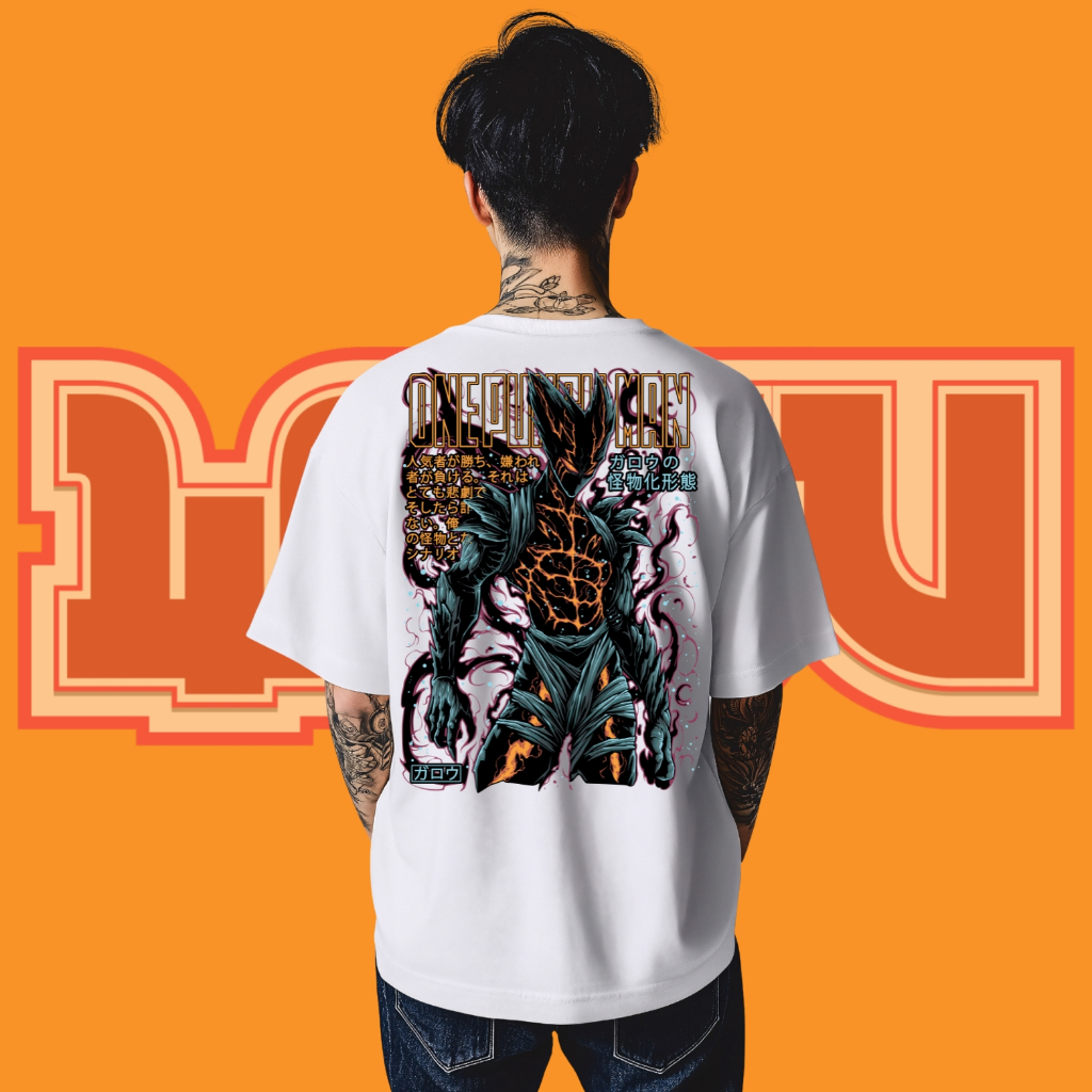 Áo Garou - One Punch Man (100% cotton, Hình in sắc nét, độc quyền)