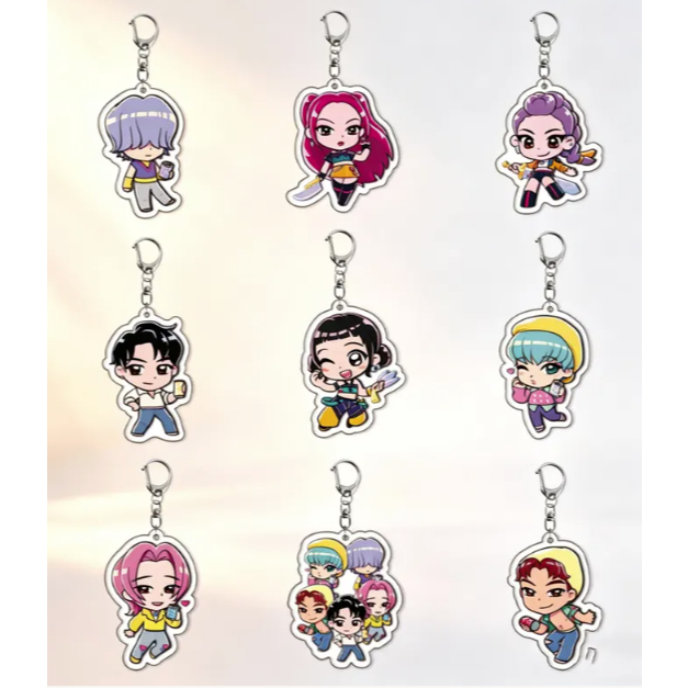 Hunt Witch Squad Acrylic Keychain, Lumi, Mira, Zoe, Anime Bag Charm, Backpack Pendant Gift