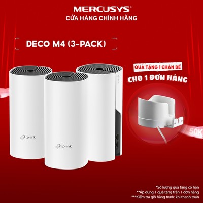 Hệ Thống Wifi Mesh TP-Link Deco M4 Chuẩn AC 1200Mbps Dành Cho Gia đình