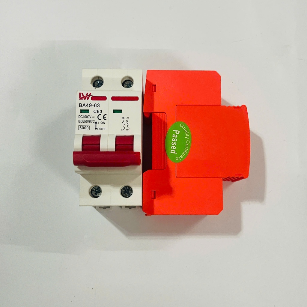 Chống sét lan truyền LW SPD DC 2P 1000VDC - Cắt lọc sét DC, CB DC