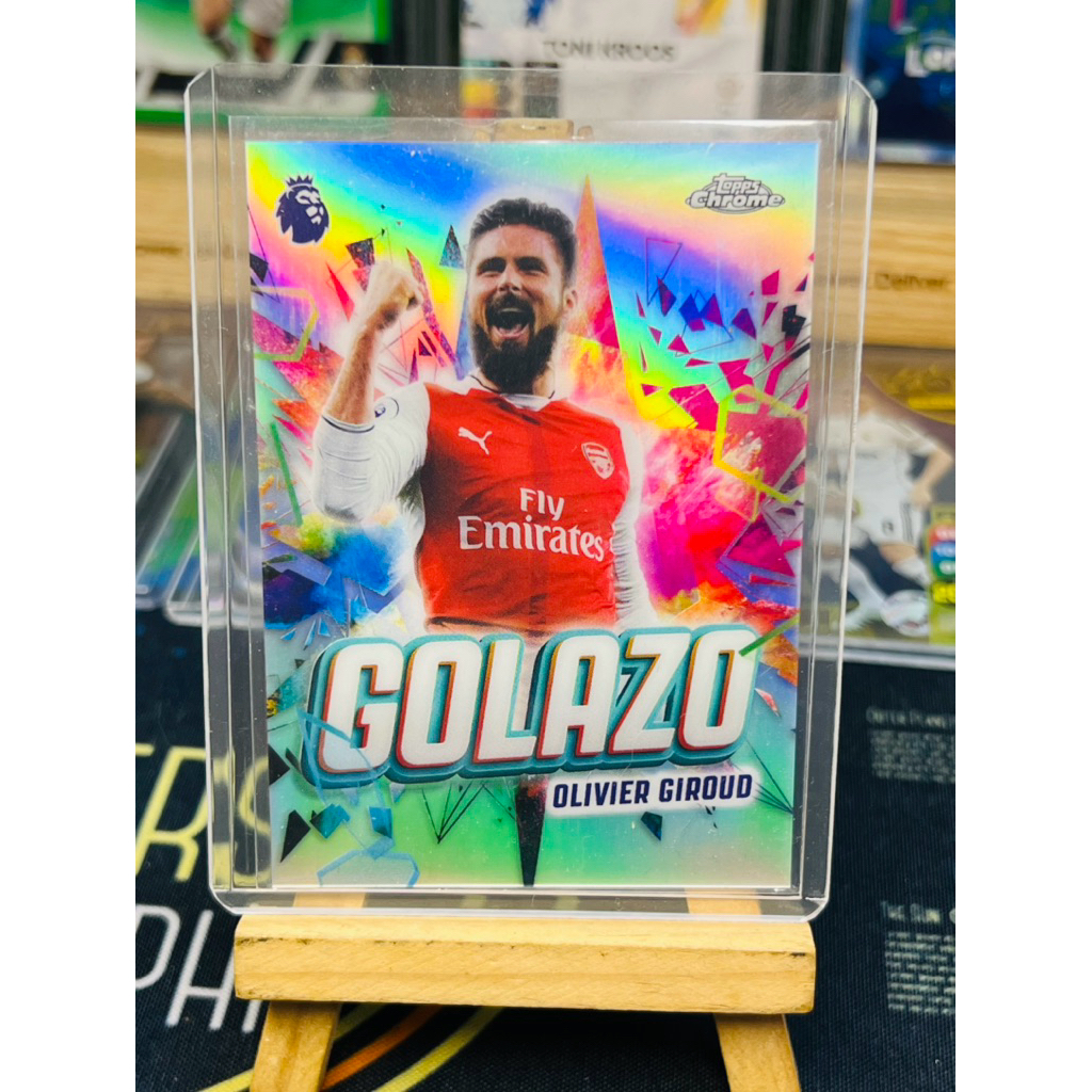 Thẻ bóng đá Oliver Giroud Arsenal Golazo Topps EPL 2025/26