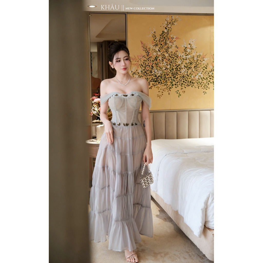 Đầm voan tơ Khâu Design