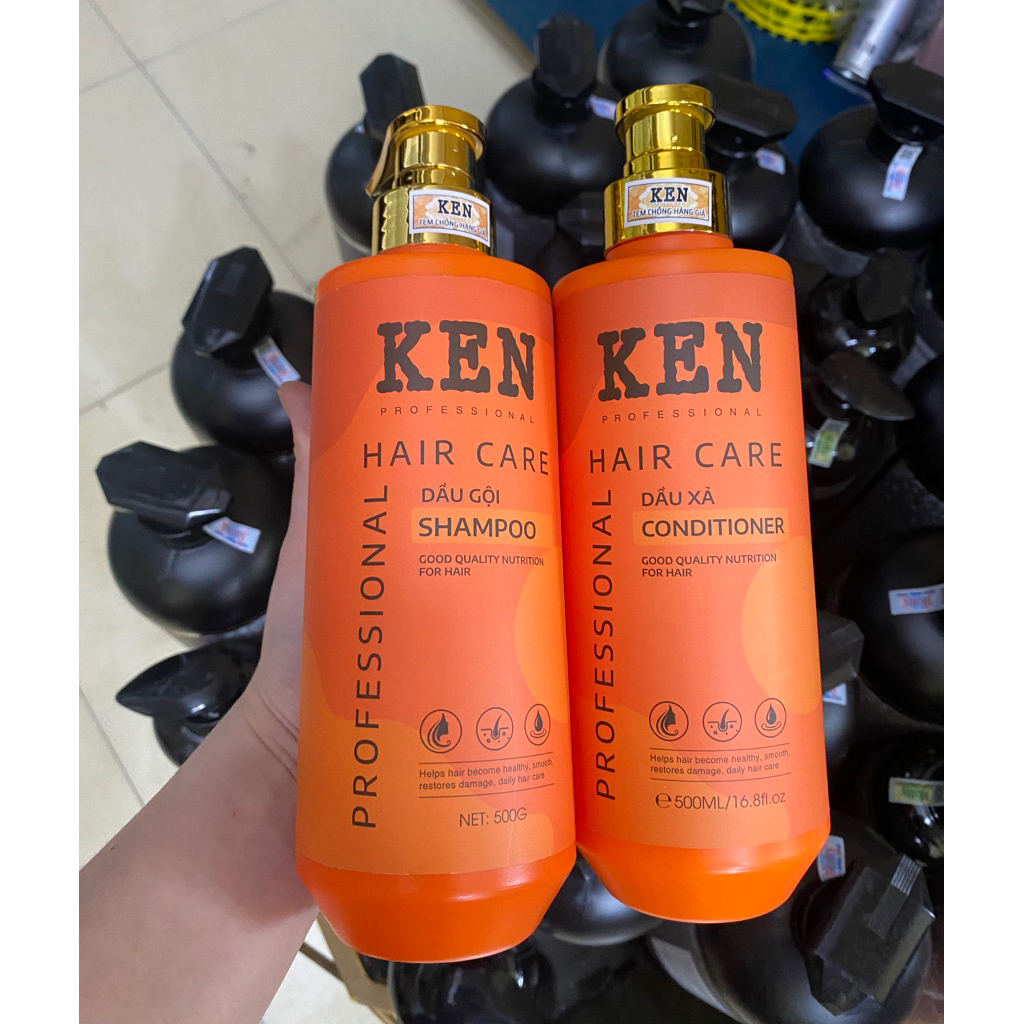 Dầu gội Ken Collagen B5 B7 chống bết kiềm dầu hỗ trợ mọc tóc