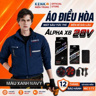 COMBO 01 Áo điều hòa KENKO chính hãng 2026 + bộ phụ kiện cao cấp KENKO X6 28V / AZUKI X12 PRO 34V | Bảo hành 12 tháng