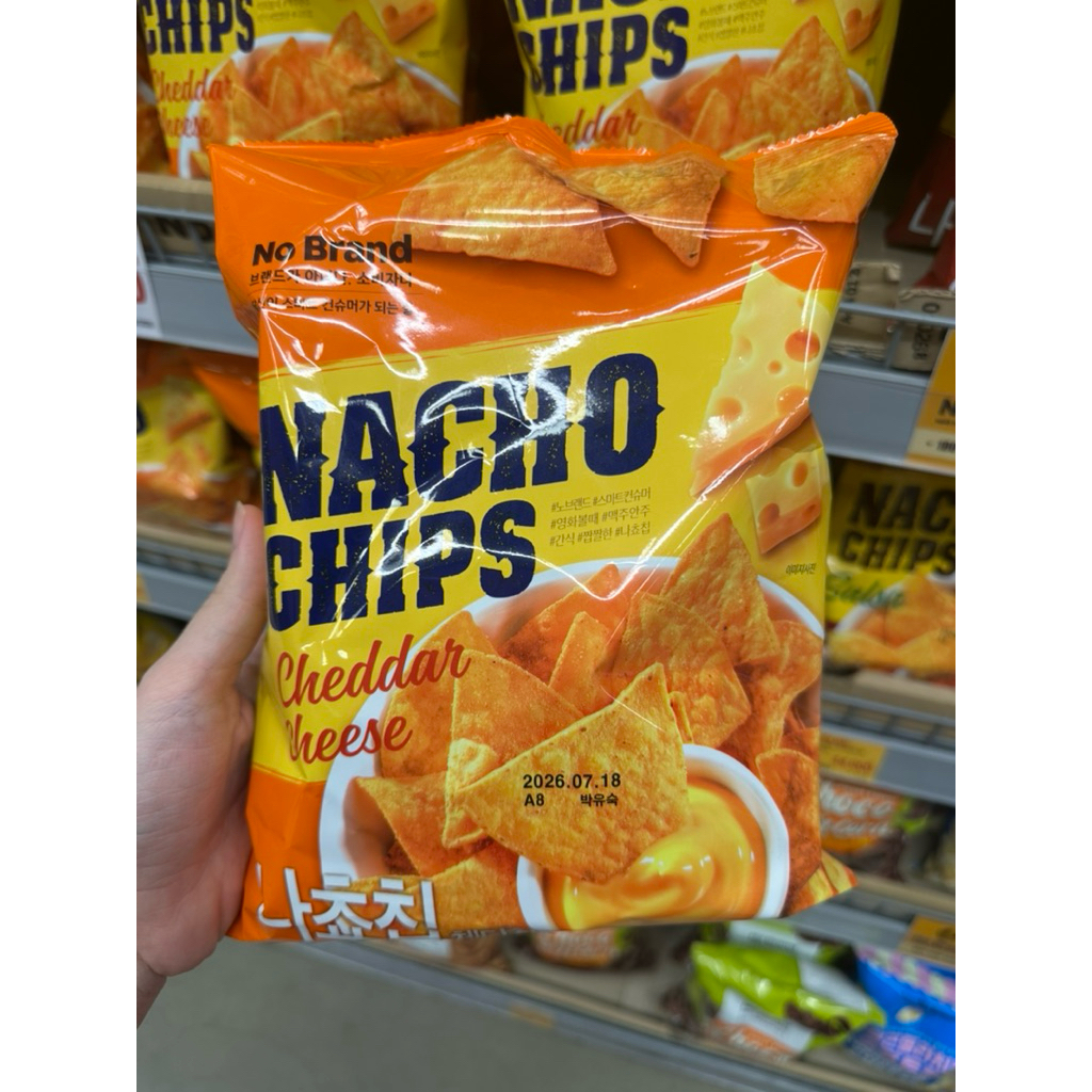 Snack Nacho No Brand Vị Phô Mai Cheddar Gói 155G