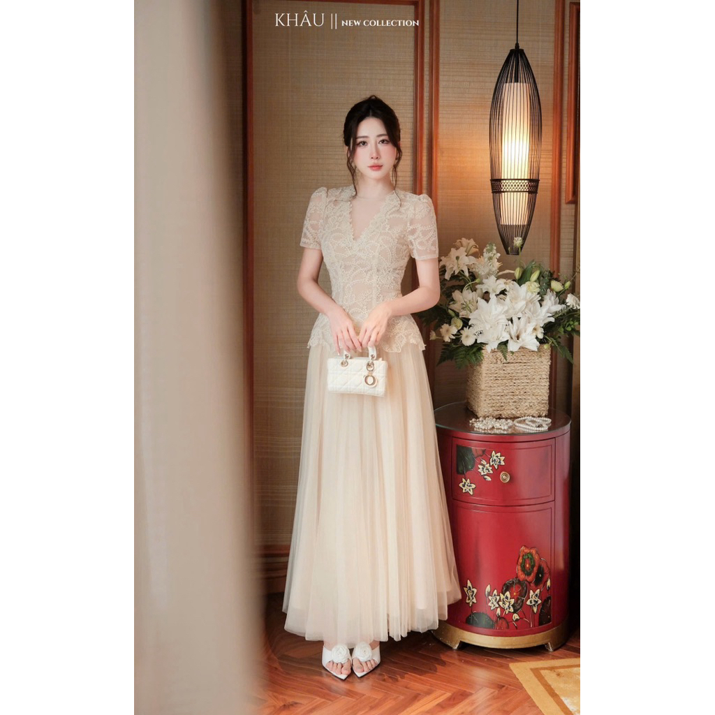 Đầm Ren Tơ Khâu Design