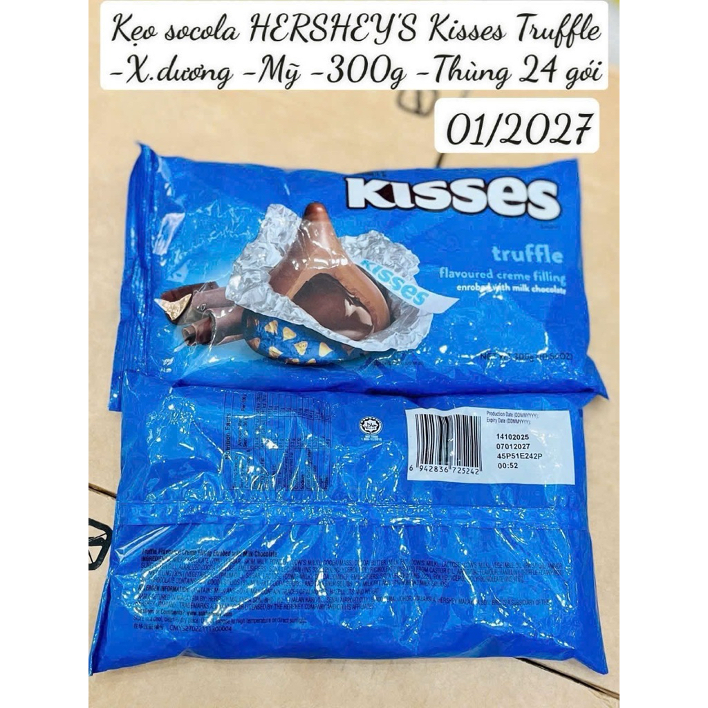 Kẹo Chocolate Hershey’s Kisses