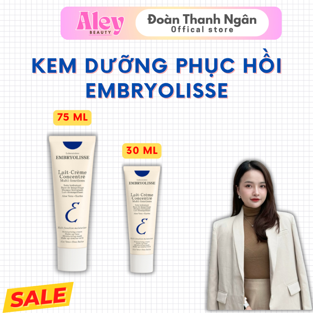 [ CHÍNH HÃNG ] Kem Dưỡng Ẩm Phục Hồi Embryolisse Lait Creme Concentre