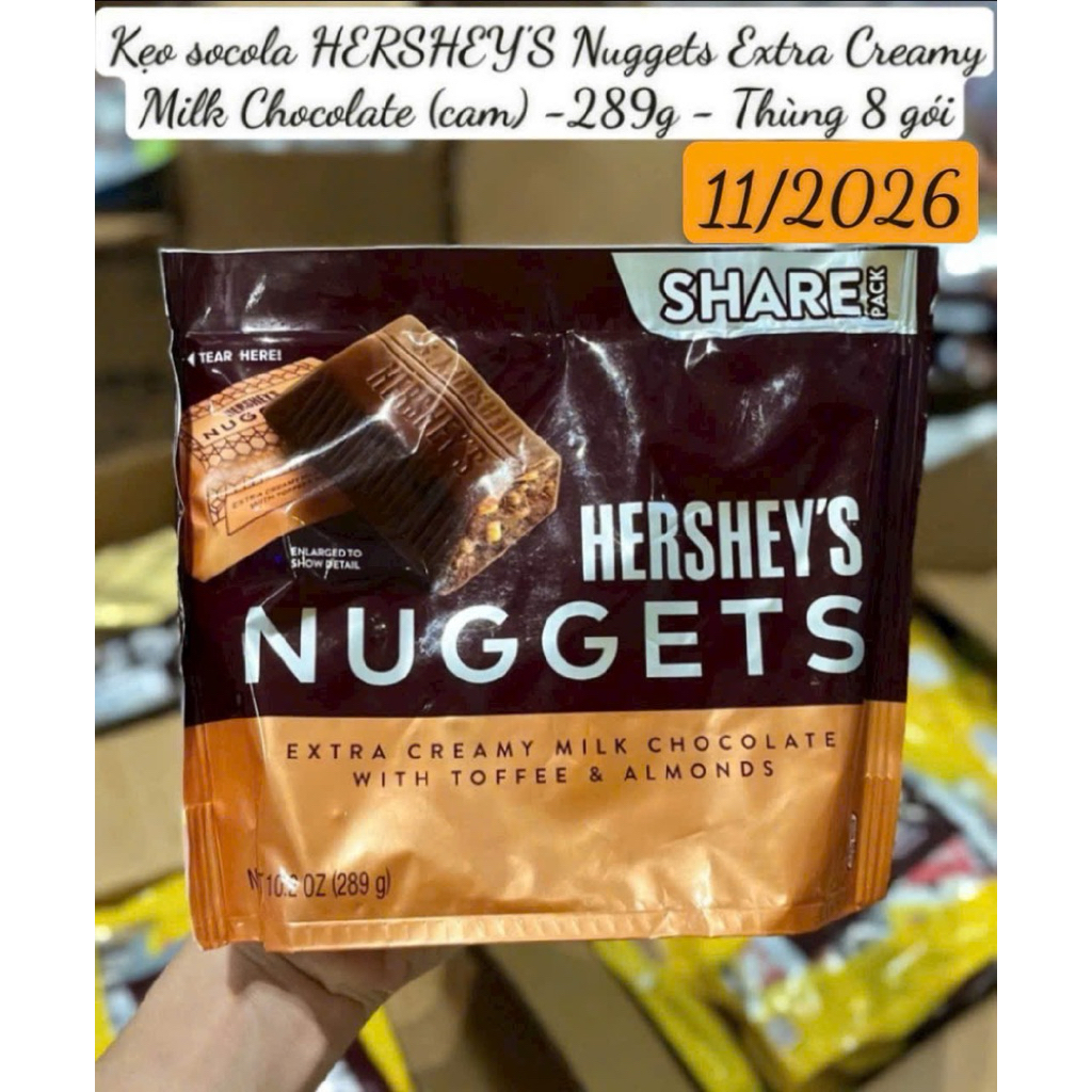 KẸO SOCOLA HERSHEY NUGGET