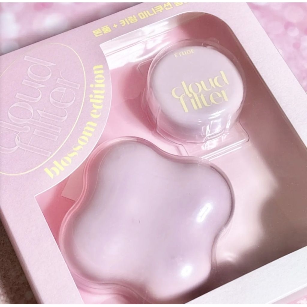 Set cushion Etude cloud filter blossom edition
